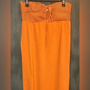 Orange Women's Maxi Dress